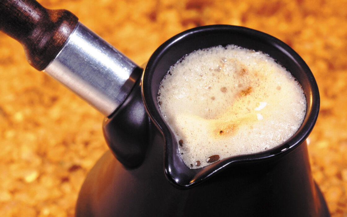 как варить кофе в турке с молоком